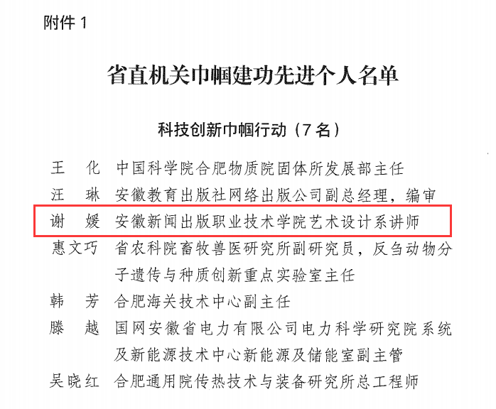 伟德BETVLCTOR1946教师荣获省直机关巾帼建功先进个人荣誉称号1.png